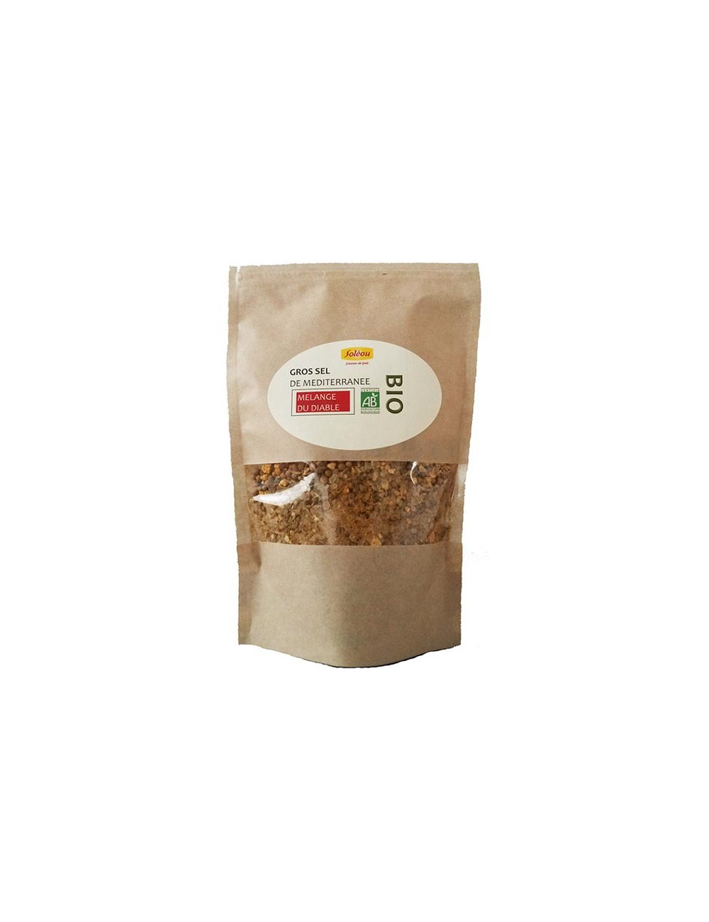 Recharge de gros sel aromatisé BIO Mélange du diable - 270g