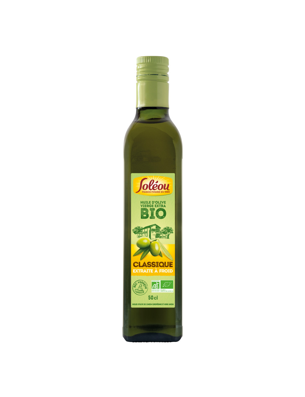 Huile d’olive BIO Classique - Bouteille 50cl