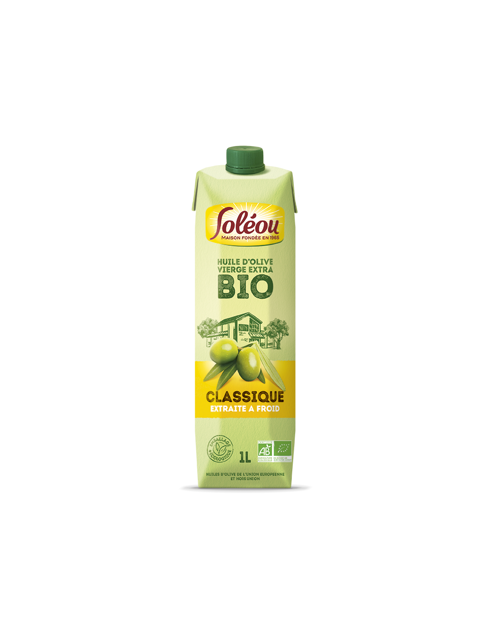 Huile d’olive BIO Classique - Tetra 1L