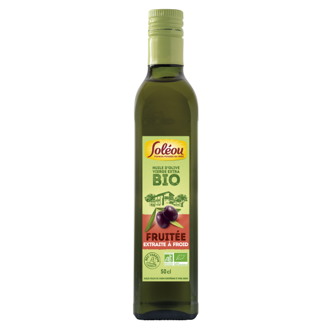 Huile d’olive BIO Fruitée - Bouteille 50cl