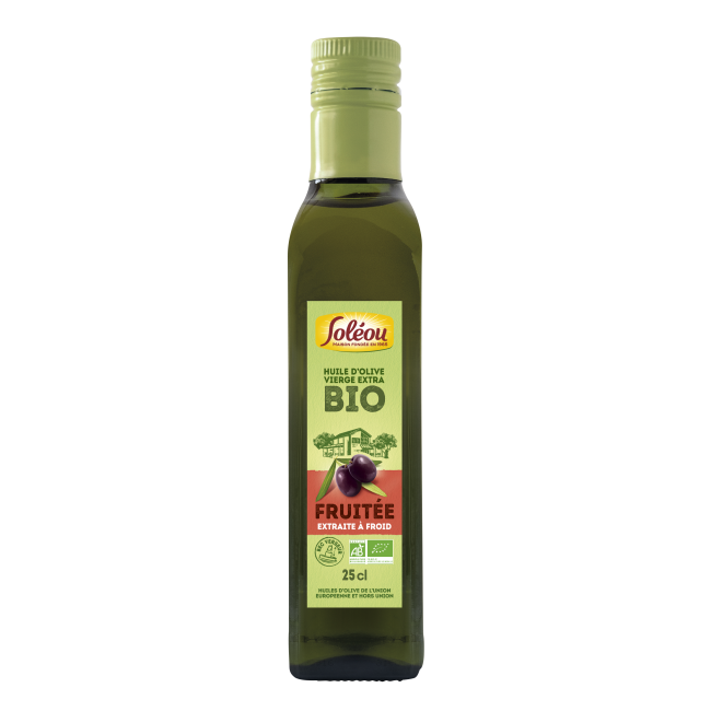 Huile d’olive BIO Fruitée - Bouteille 25cl