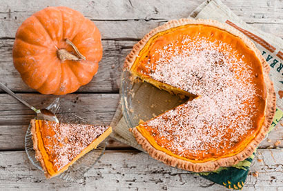 Recette de tarte au potimarron et au ch&egrave;vre