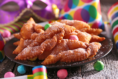 Recette de beignets (bugnes) parfum&eacute;s &agrave; l'huile de noisette