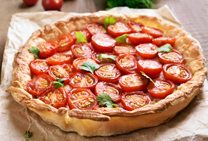 Recette de tarte &agrave; la tomate &agrave; l'ancho&iuml;ade 