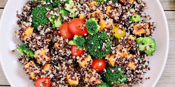 Salade de Quinoa - Brocoli - Patate Douce et Feta