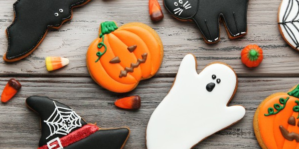 Biscuits d'Halloween à l'huile de Noisette