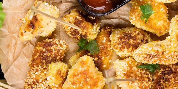 Nuggets de Poulet Maison aux Graines de Sésame