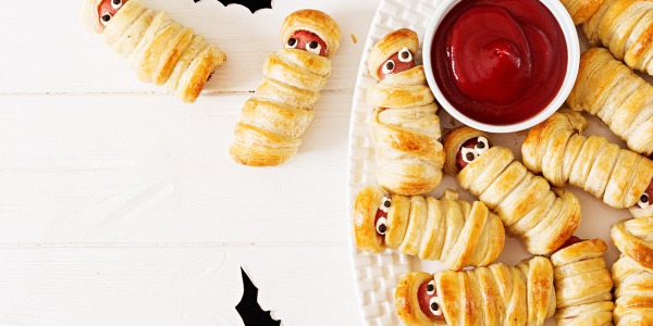 Recette de Momies Feuilletées d'halloween 