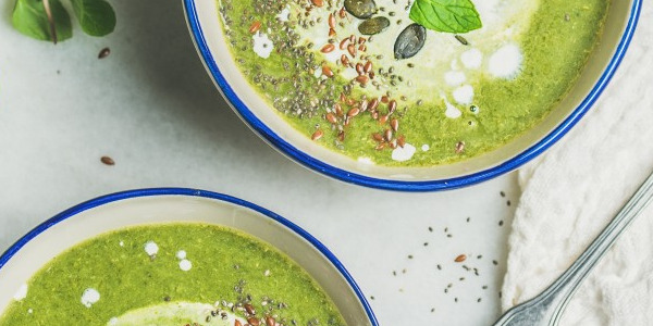 Recette de Velouté de brocolis au lait de coco