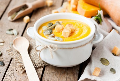 Recette de velouté de butternut au curry