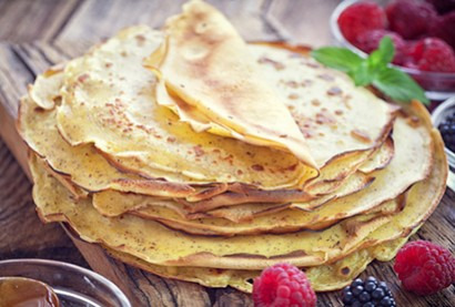 Recette de crêpes sucrées à l'huile d'olive