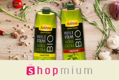 Retrouvez les huiles d'olive Soléou sur l'application Shopmium !