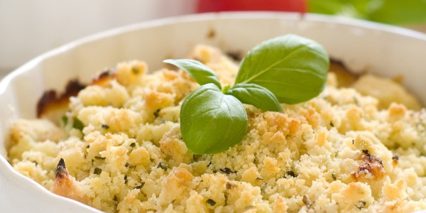 Crumble aux légumes du soleil et chèvre